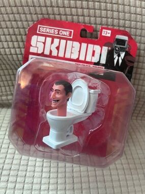 Series One White Toilet Action Figure